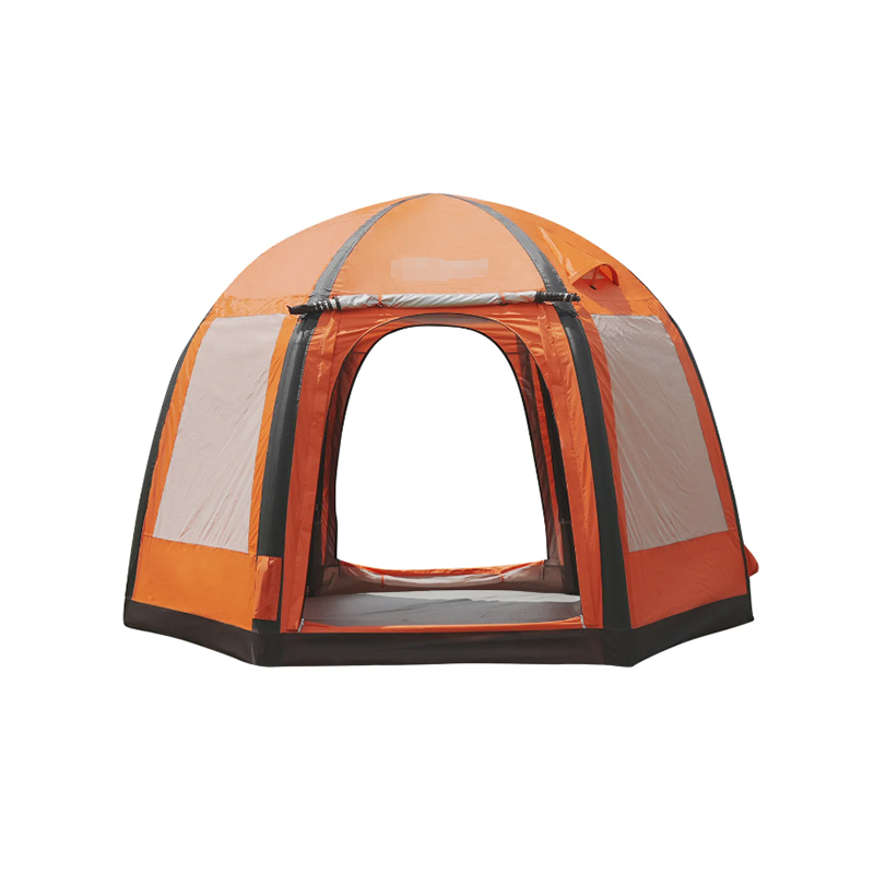 Hemispherical inflatable tent 2 door 4 windows