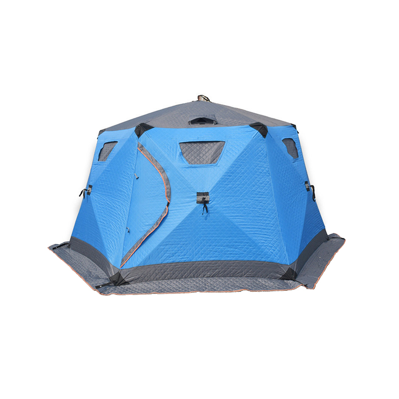 Malaking limang panig na fiberglass frame ice fishing tent