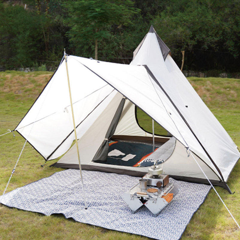 Magaan na Indian Camping Rainproof Pyramid Tent