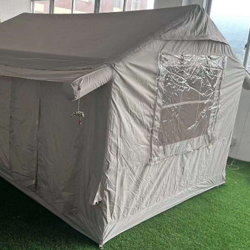 Inflatable eaves tent na may canopy