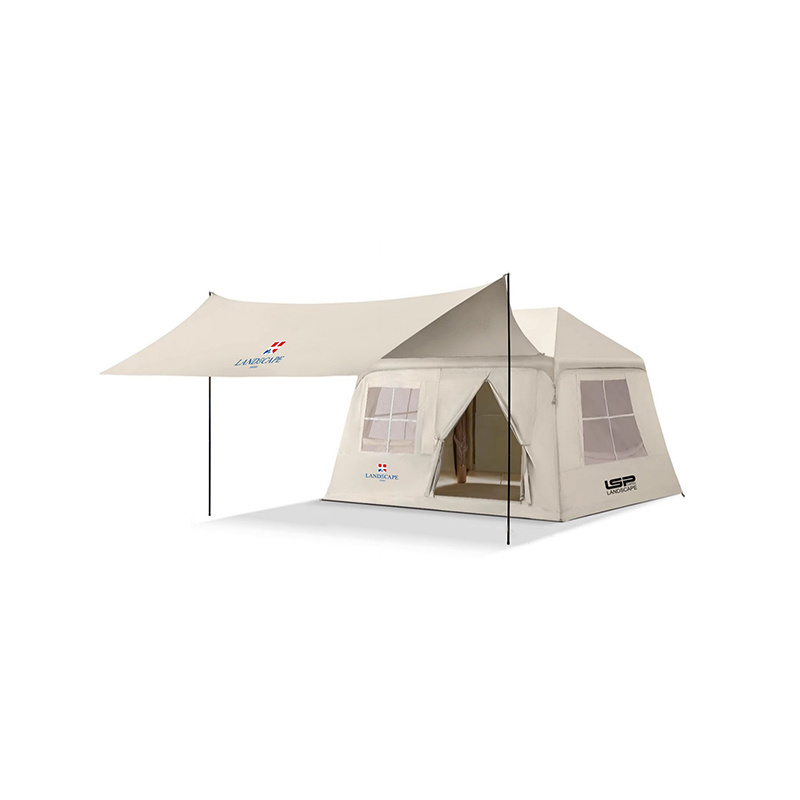 Inflatable tent na may canopy