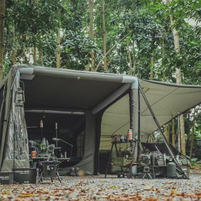 Inflatable tent camping panlabas na istilo ng militar