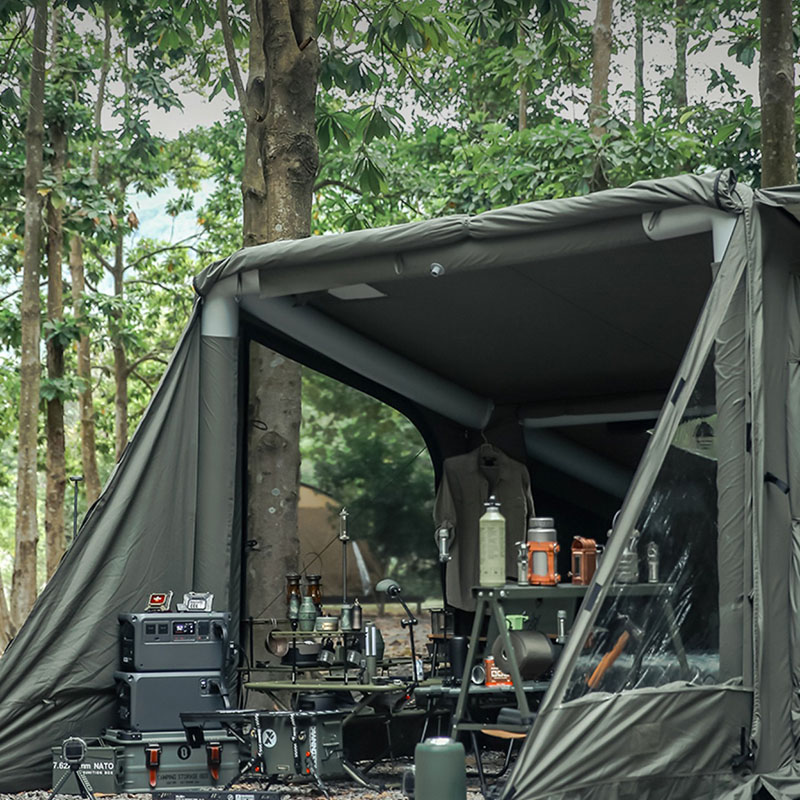 Inflatable tent camping panlabas na istilo ng militar