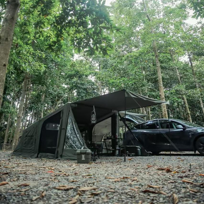 Inflatable tent camping panlabas na istilo ng militar