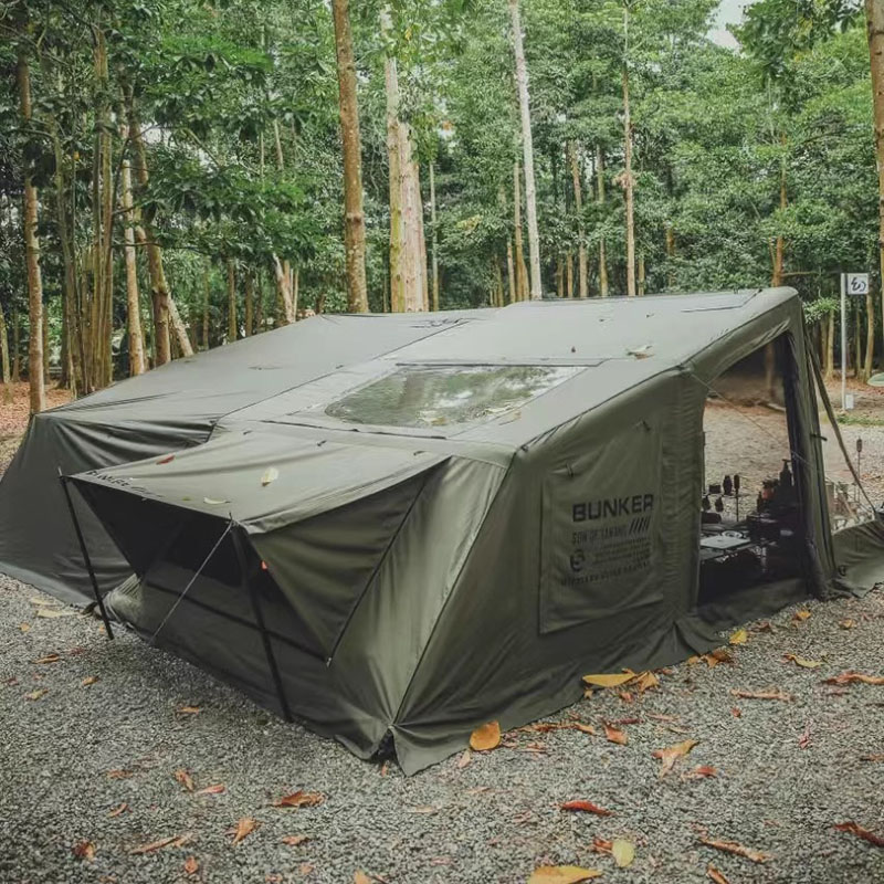 Inflatable tent camping panlabas na istilo ng militar