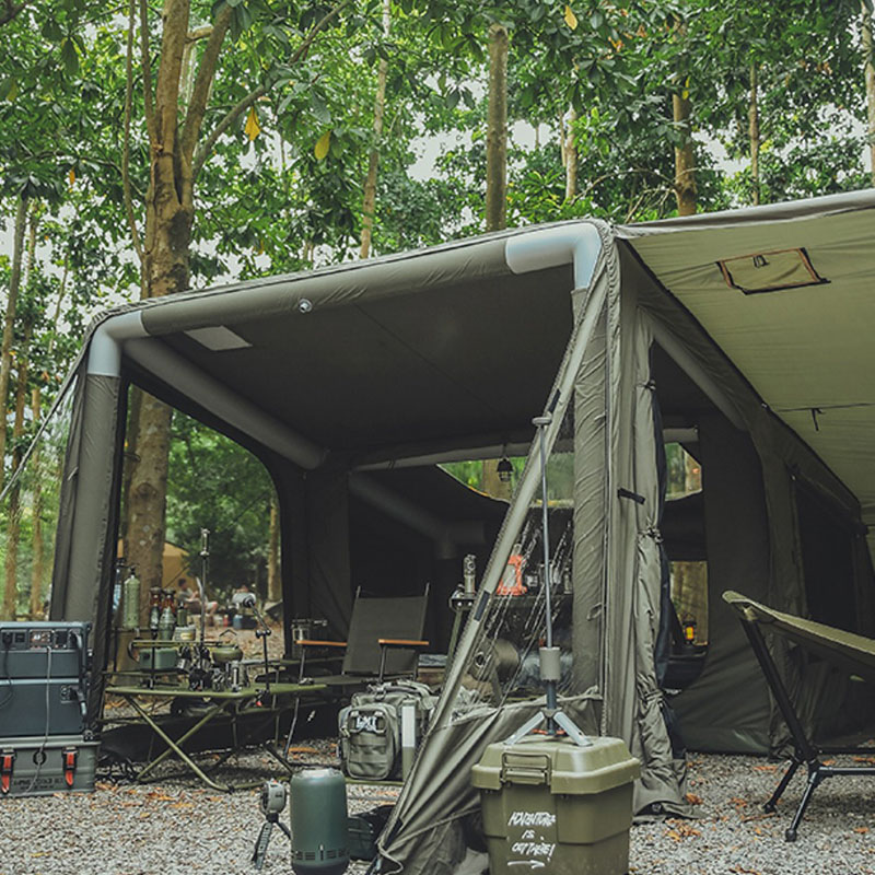 Inflatable tent camping panlabas na istilo ng militar