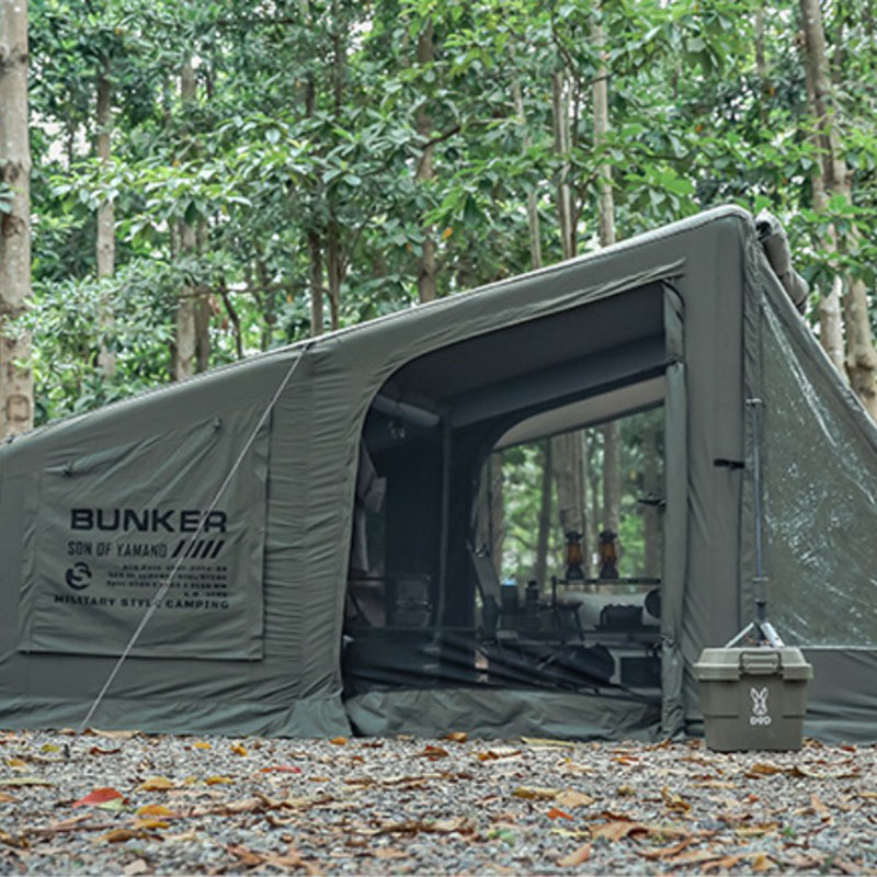 Inflatable tent camping panlabas na istilo ng militar
