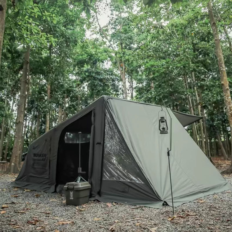 Inflatable tent camping panlabas na istilo ng militar