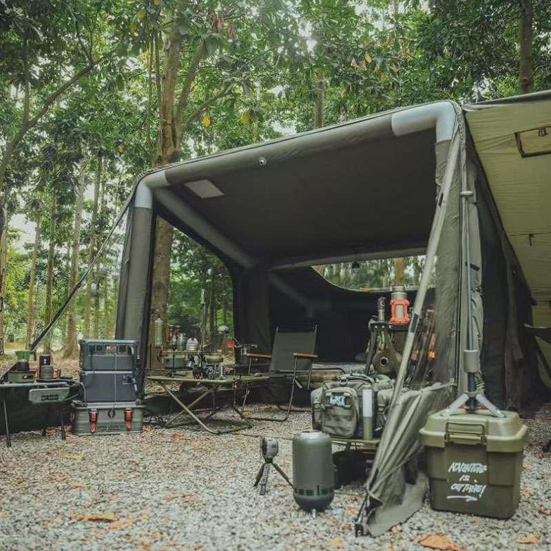 Inflatable tent camping panlabas na istilo ng militar